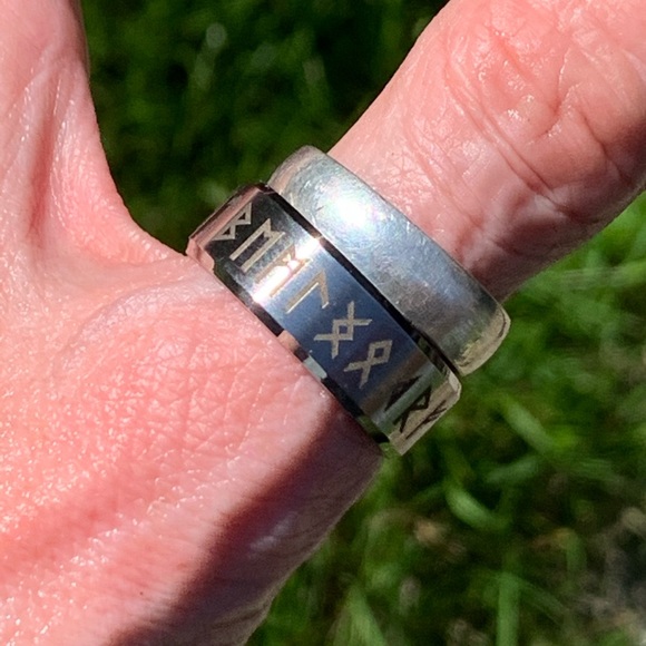 ☀️NEW ITEM!🌹NWT Rune/Futhark alphabet symbol ring - Picture 15 of 16
